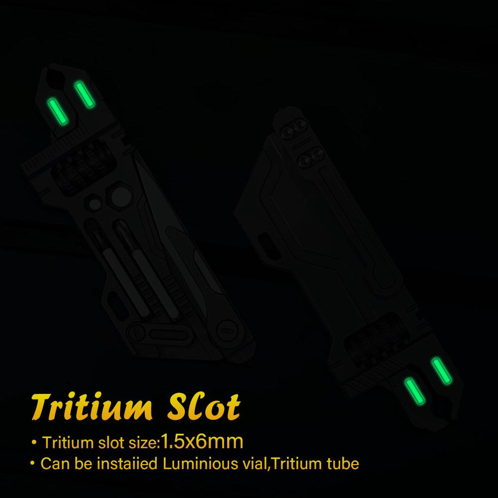 TI EDC WRENCH 2.0 —Titanium Multifunctional Pocket Gadget