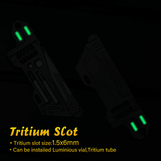 TI EDC WRENCH 2.0 —Titanium Multifunctional Pocket Gadget