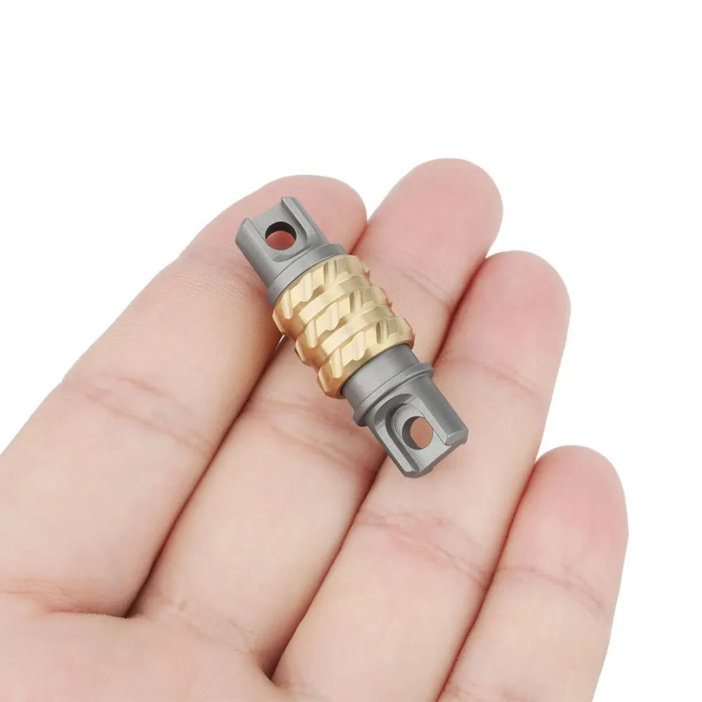 Titanium Quick Removal Key Ring EDC Rotation Anti-Loss Pendant Multi Tool