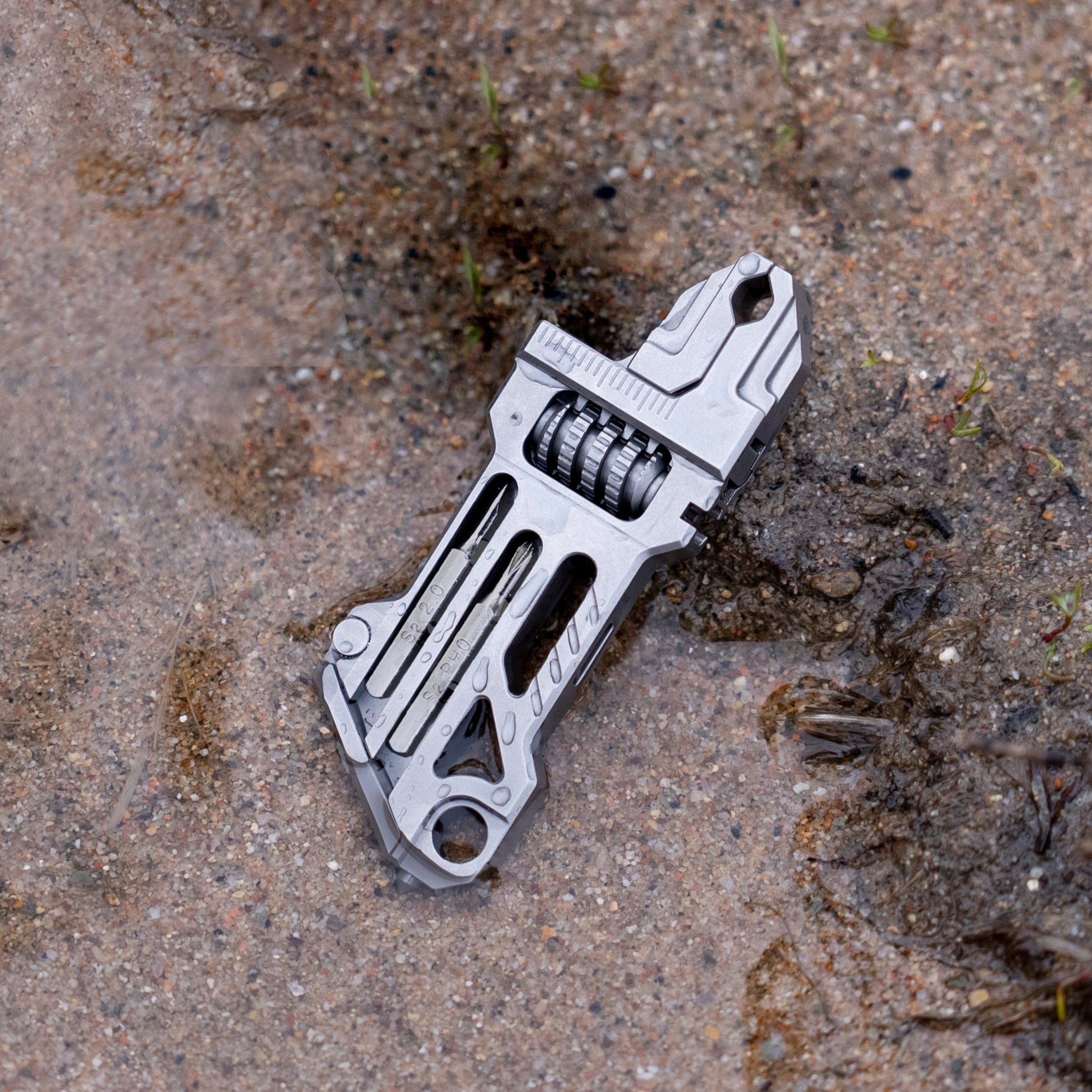 Ti EDC Wrench:Titanium Wrench Multi-Tool Spanner Outdoor Gear Pocket Tool