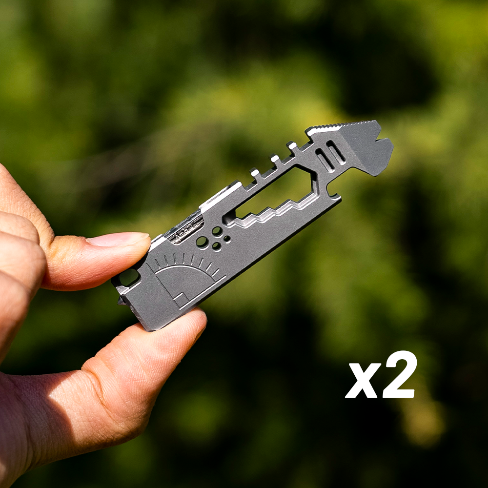 Real EDC Multi-Tool - Titanium Mini Pry Bar