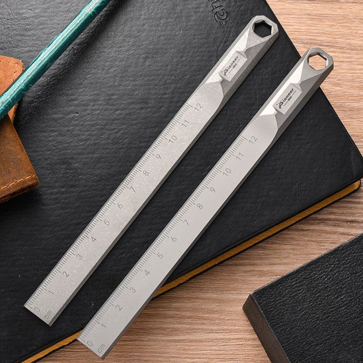 Titanium EDC Multi-Function Ruler
