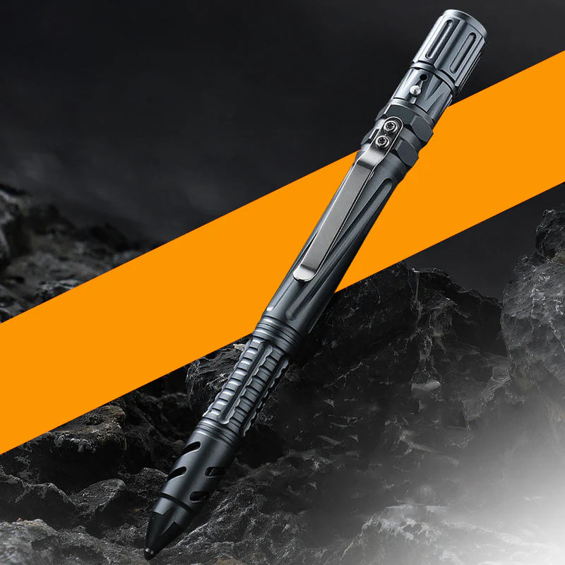 ApexSpark Tactical Pen: 4-in-1 USB Arc Lighter with Tungsten Glass Breaker