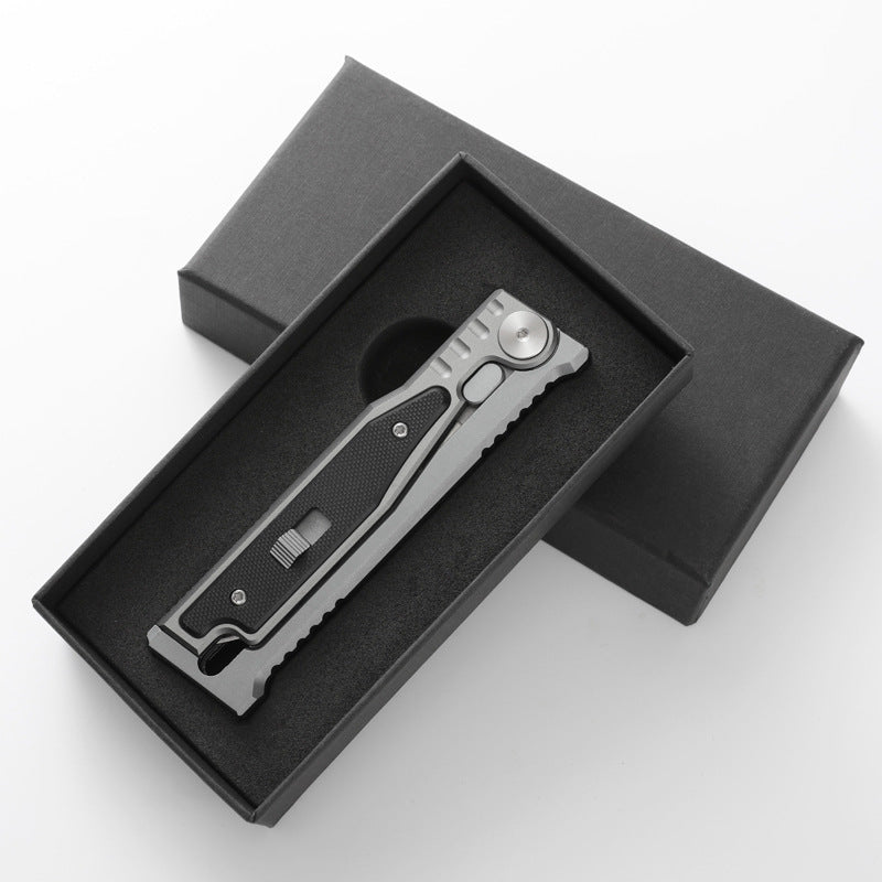 TerraGrip: Aluminum Portable Folding Utility Knife