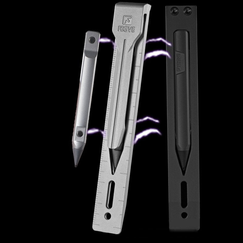 E325 Titanium Magnetic Multi-Tool Ruler with Pencil