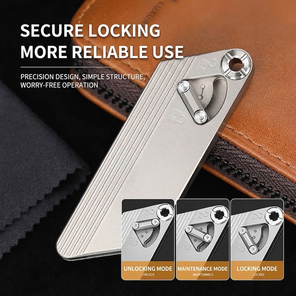Titanium EDC Safety Lock Box Cutter