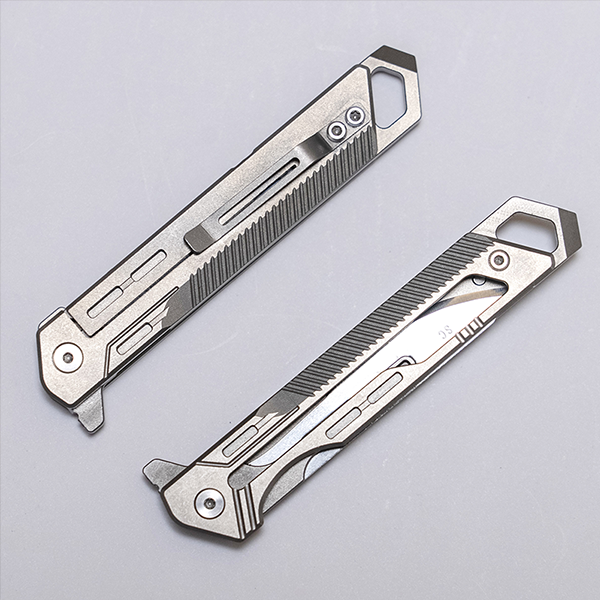 Titanium Folding Knife EDC Tool Surgical Blade Outdoor Gear Gadget