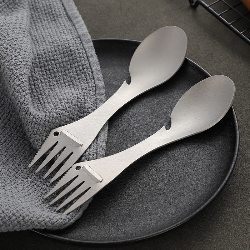 Titanium Spoon&Fork&Knife&Bottle Opener&Slicer