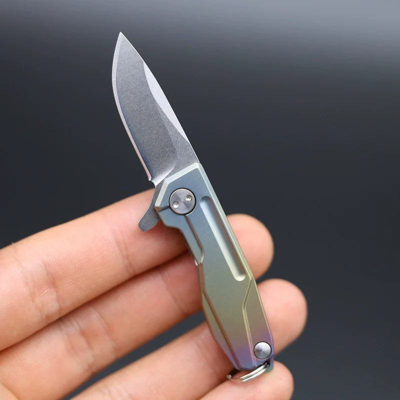 Mini Keychain Folding Utility Pocket Knife
