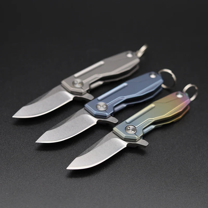 Mini Keychain Folding Utility Pocket Knife