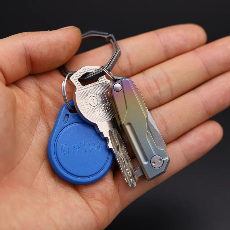Mini Keychain Folding Utility Pocket Knife