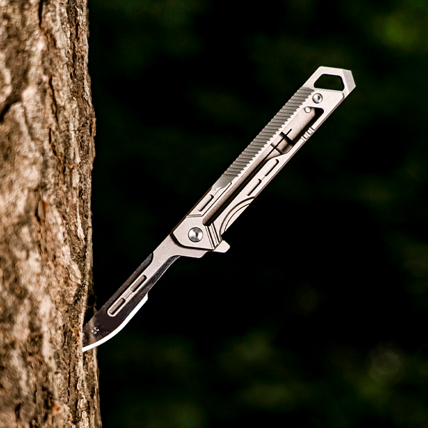 Titanium Folding Knife EDC Tool Surgical Blade Outdoor Gear Gadget