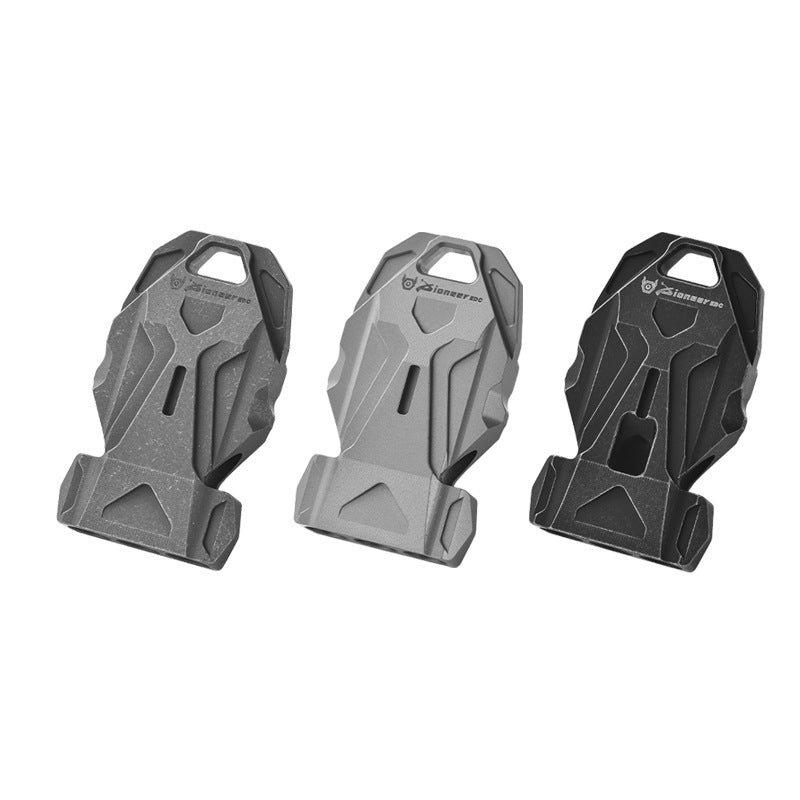 Titanium Triple-Barrel Loud Survival Whistle - Waterproof EDC Emergency Gear