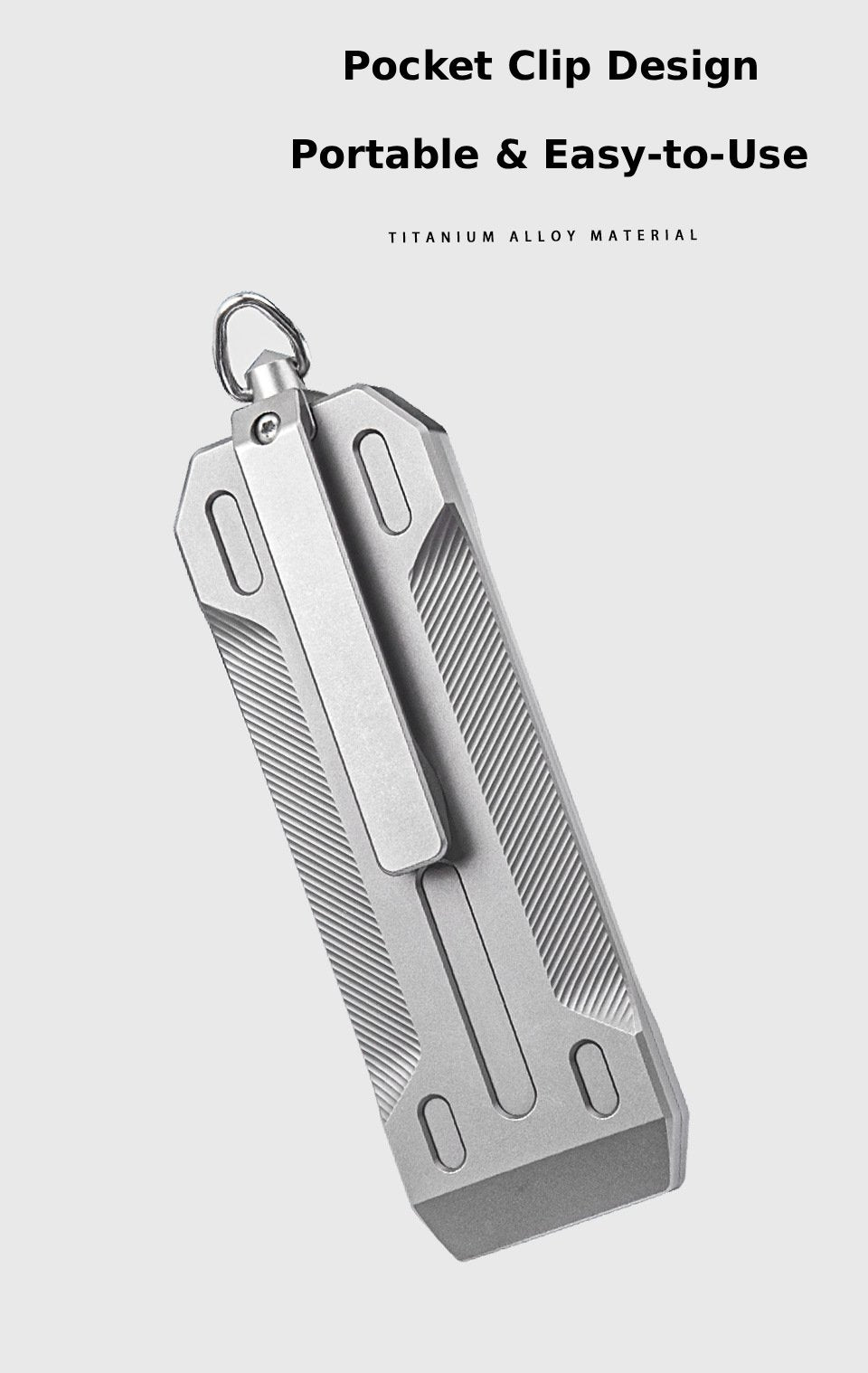 Precision Titanium EDC Utility Knife - Multi-Function Tactical Box & Wire Cutter