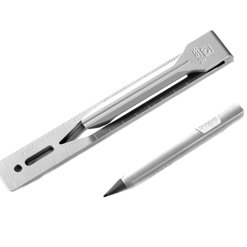 E325 Titanium Magnetic Multi-Tool Ruler with Pencil