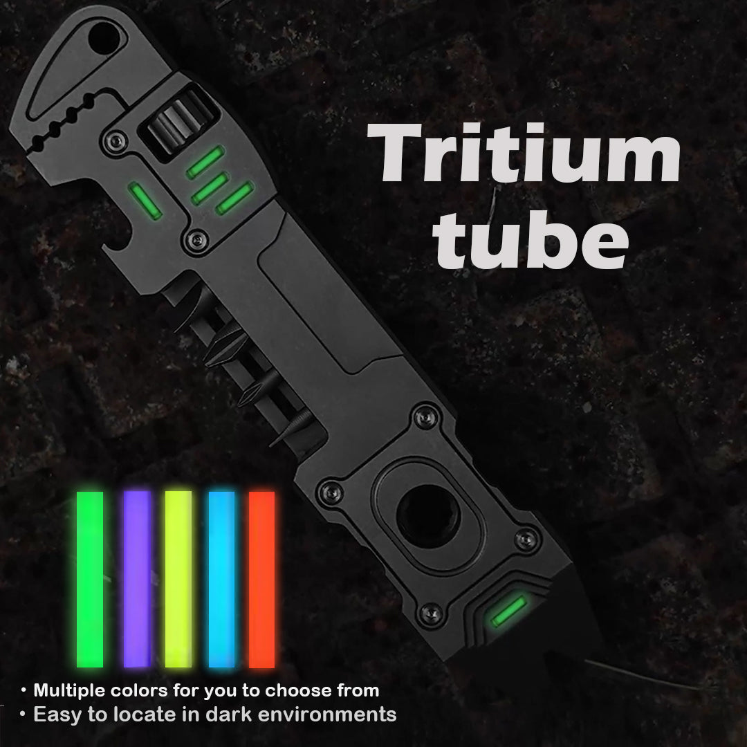 Titanium EDC 6-IN-1 Multi-Tool Pry Bar/Wrench Outdoor Tool