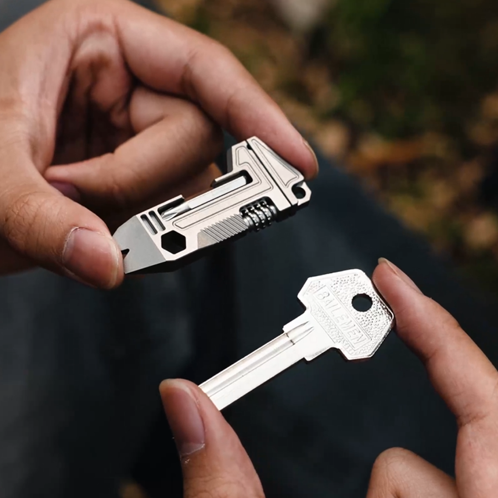 EDC Multifunctional Tool- Titanium Mini Portable Wrench
