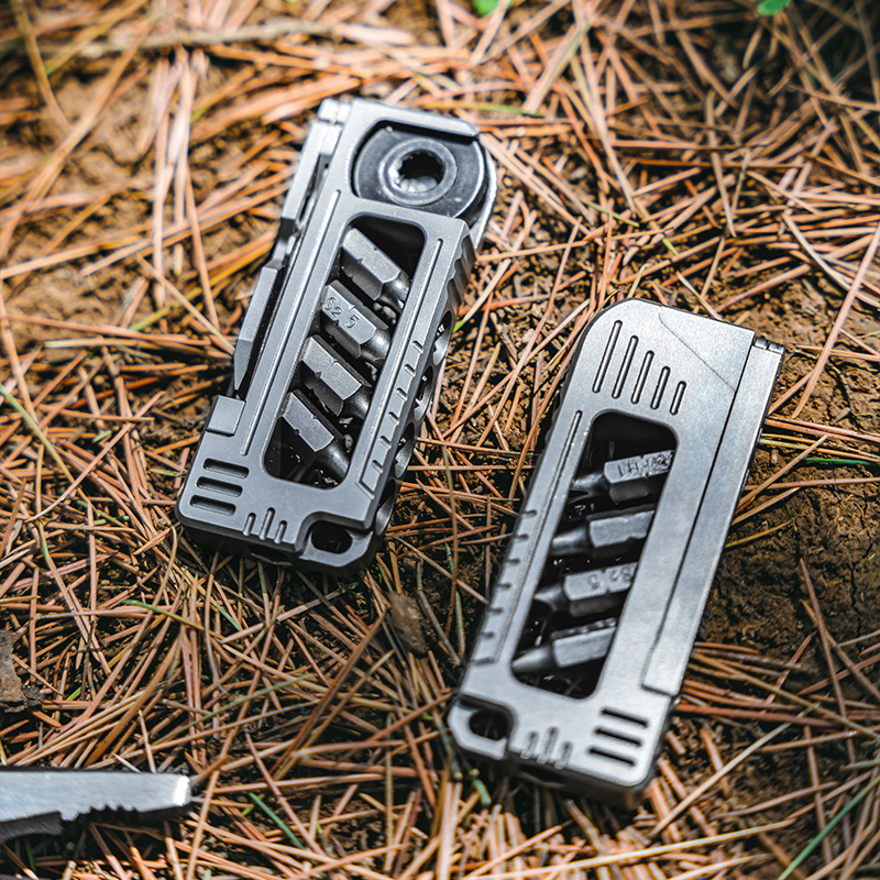 TI-MMS EDC Titanium Magnetic Screwdriver Integrated Pocket Multi-Tool