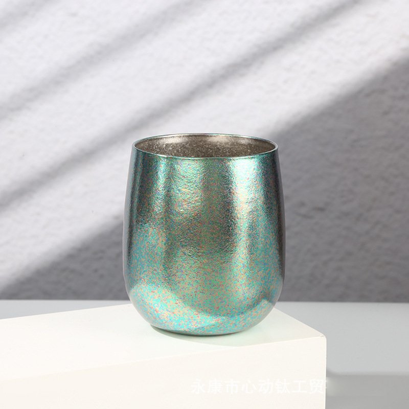 Pure Titanium Double Wall Egg Cup