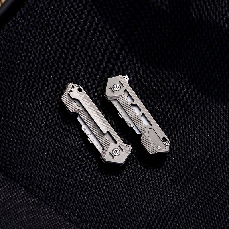 Latest Masterpiece:Swift Wind-Titanium Folding Utility knife