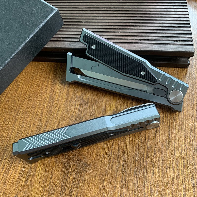 TerraGrip: Aluminum Portable Folding Utility Knife