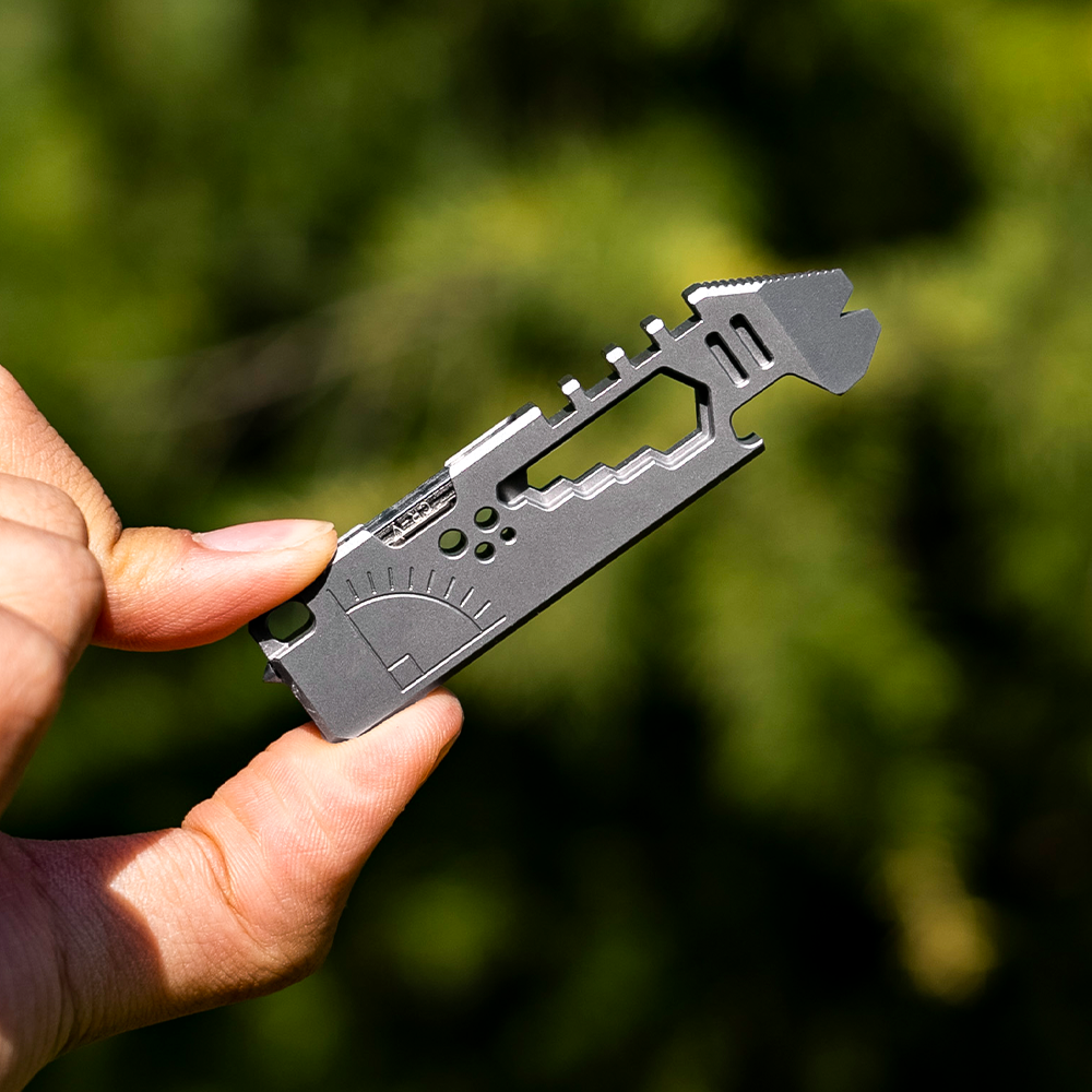 Real EDC Multi-Tool - Titanium Mini Pry Bar