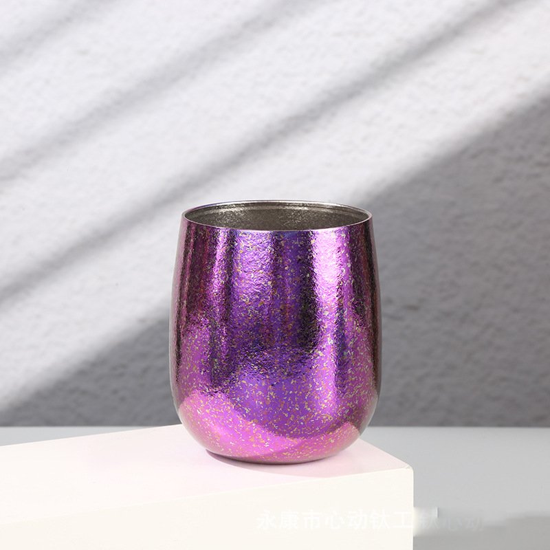 Pure Titanium Double Wall Egg Cup
