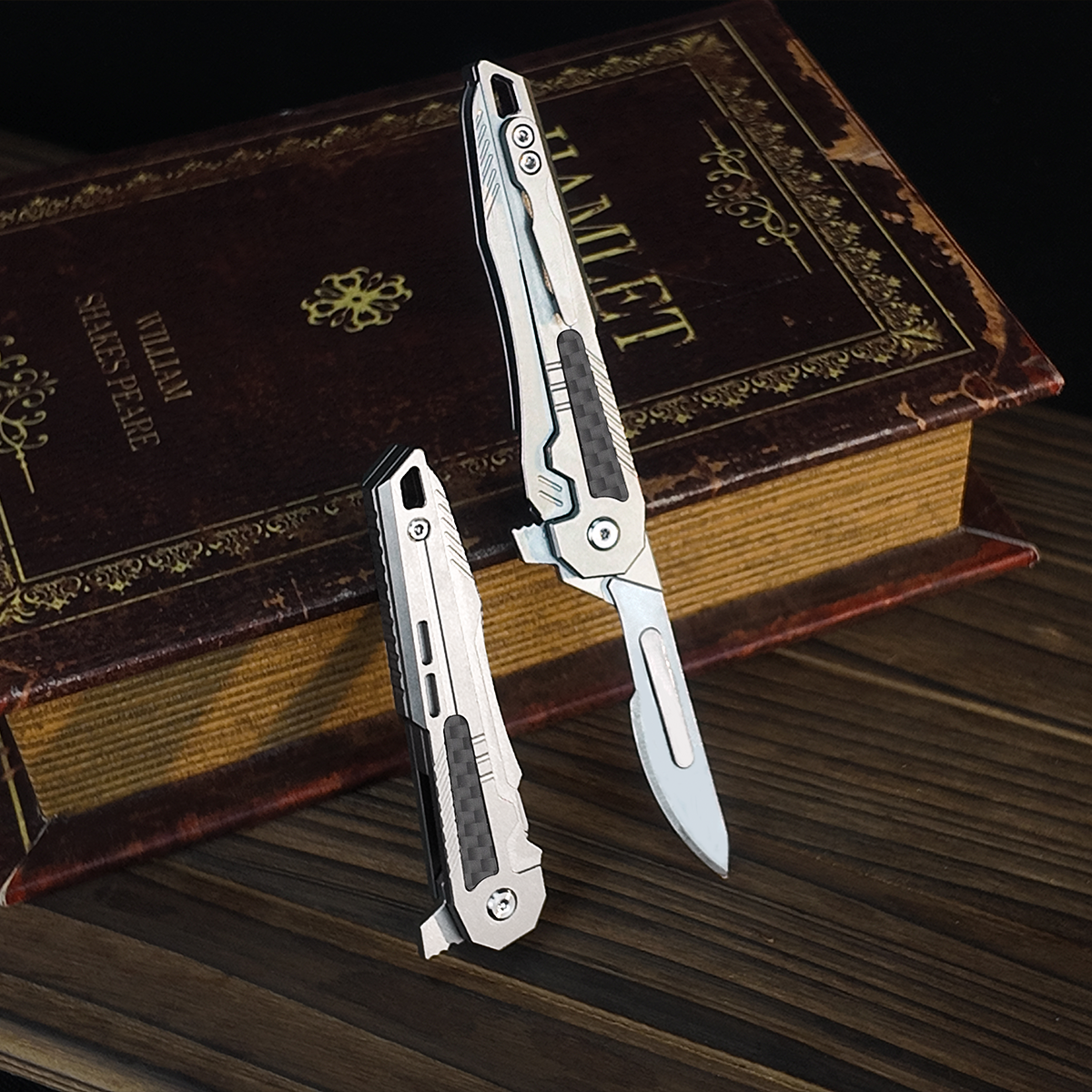 Titanium Multifunctional Folding Utility knife