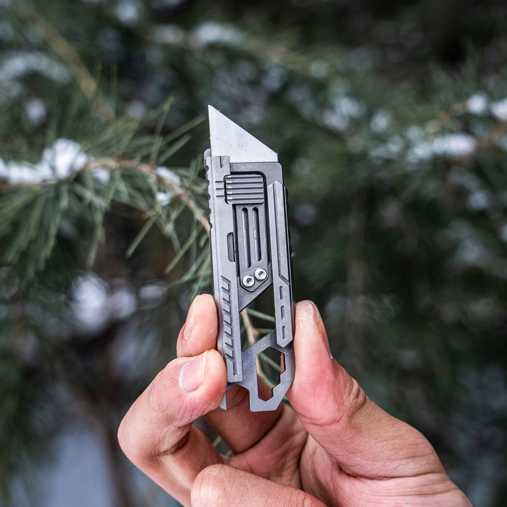 EdgePro-EDC Titanium Knife Blade Multi-Tool Outdoor Gear Pocket Gadget