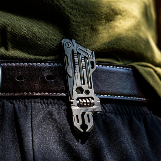 TI EDC WRENCH 2.0 —Titanium Multifunctional Pocket Gadget