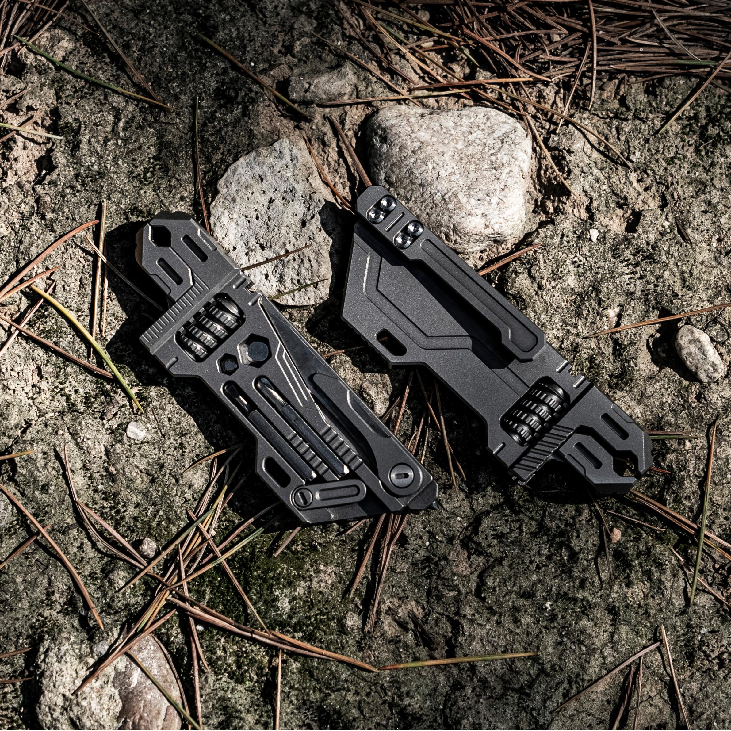 TI EDC WRENCH 2.0 —Titanium Multifunctional Pocket Gadget