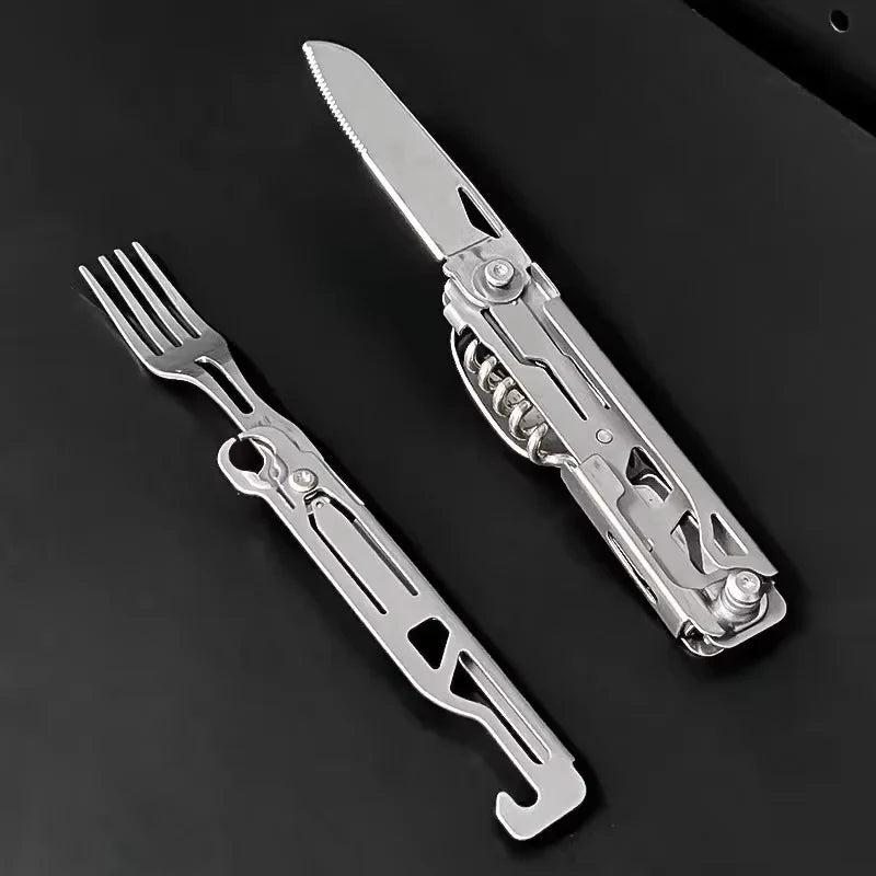 The Orion:6-in-1 Outdoor EDC Multi-Tool Cutlery Set