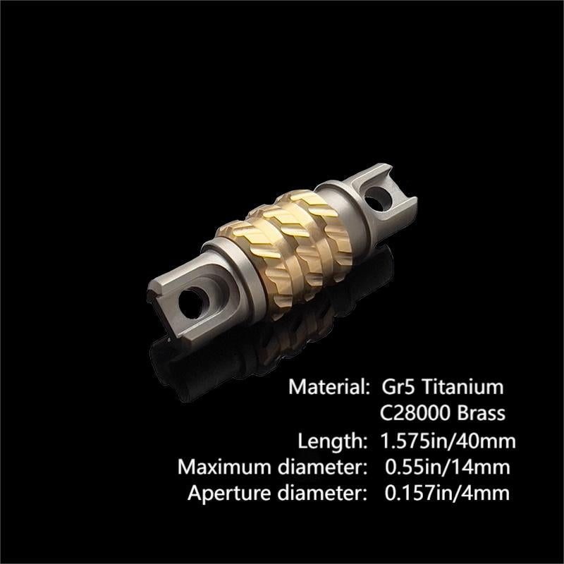 Titanium Quick Removal Key Ring EDC Rotation Anti-Loss Pendant Multi Tool