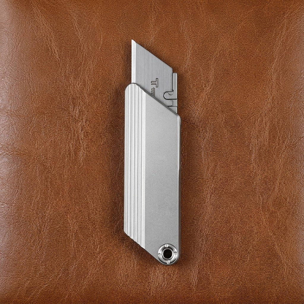 Titanium EDC Safety Lock Box Cutter
