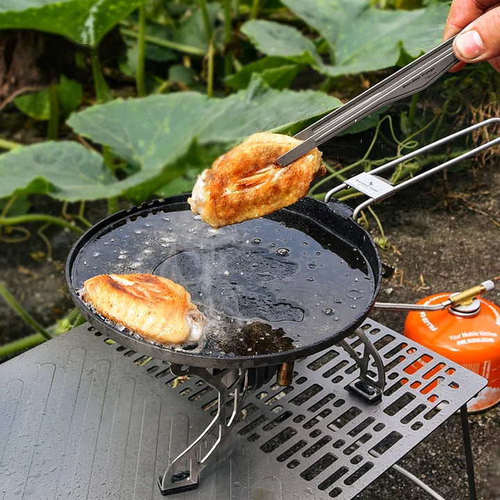 AeroTitan - Lightweight Foldable Titanium Skillet