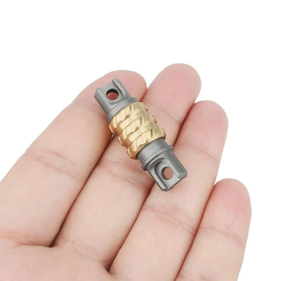 Titanium Quick Removal Key Ring EDC Rotation Anti-Loss Pendant Multi Tool
