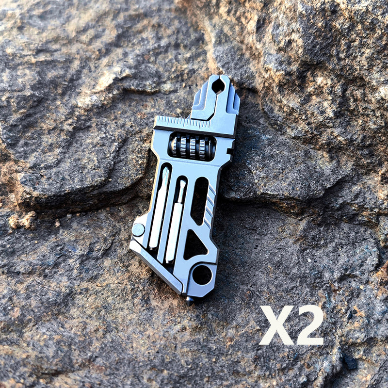 Ti EDC Wrench:Titanium Wrench Multi-Tool Spanner Outdoor Gear Pocket Tool