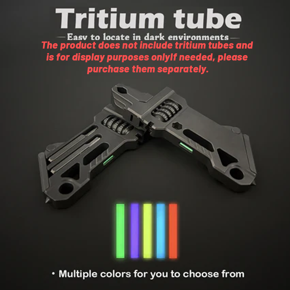 Ti EDC Wrench:Titanium Wrench Multi-Tool Spanner Outdoor Gear Pocket Tool