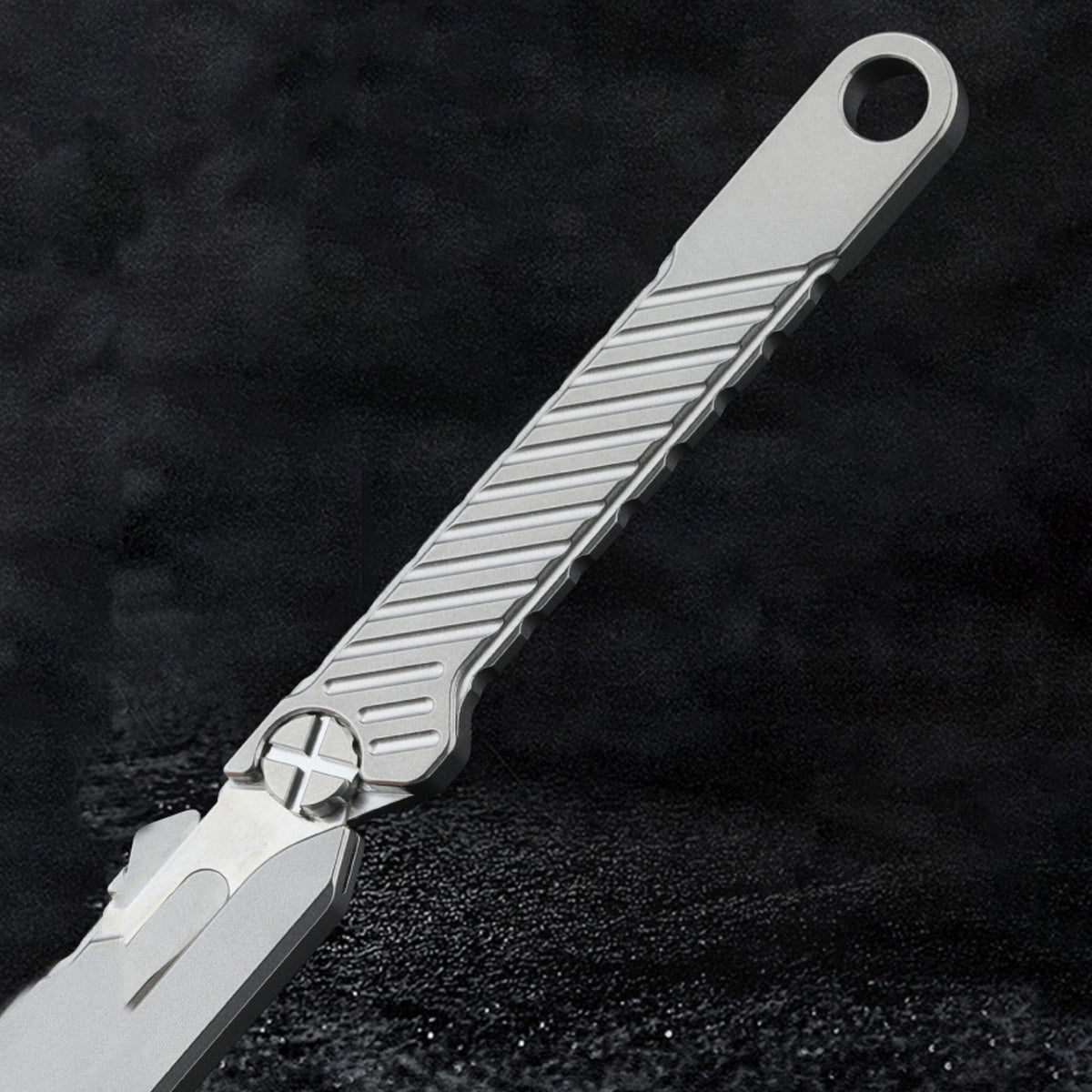 Lightweight Titanium Pocket EDC Cutting Tool