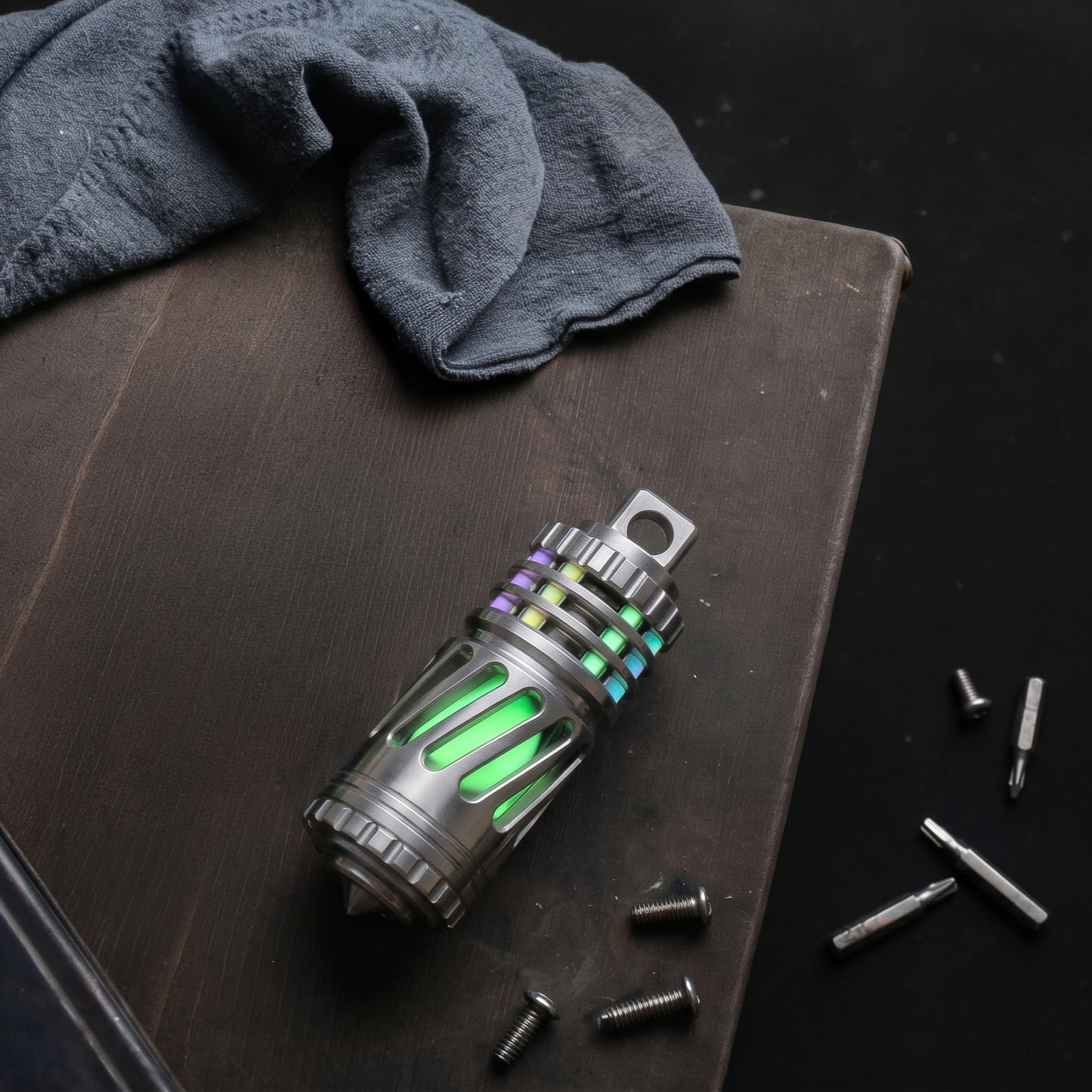 [PRE-ORDER] SpinTi: The Rotating Tritium Keychain— Glow That Never Fades