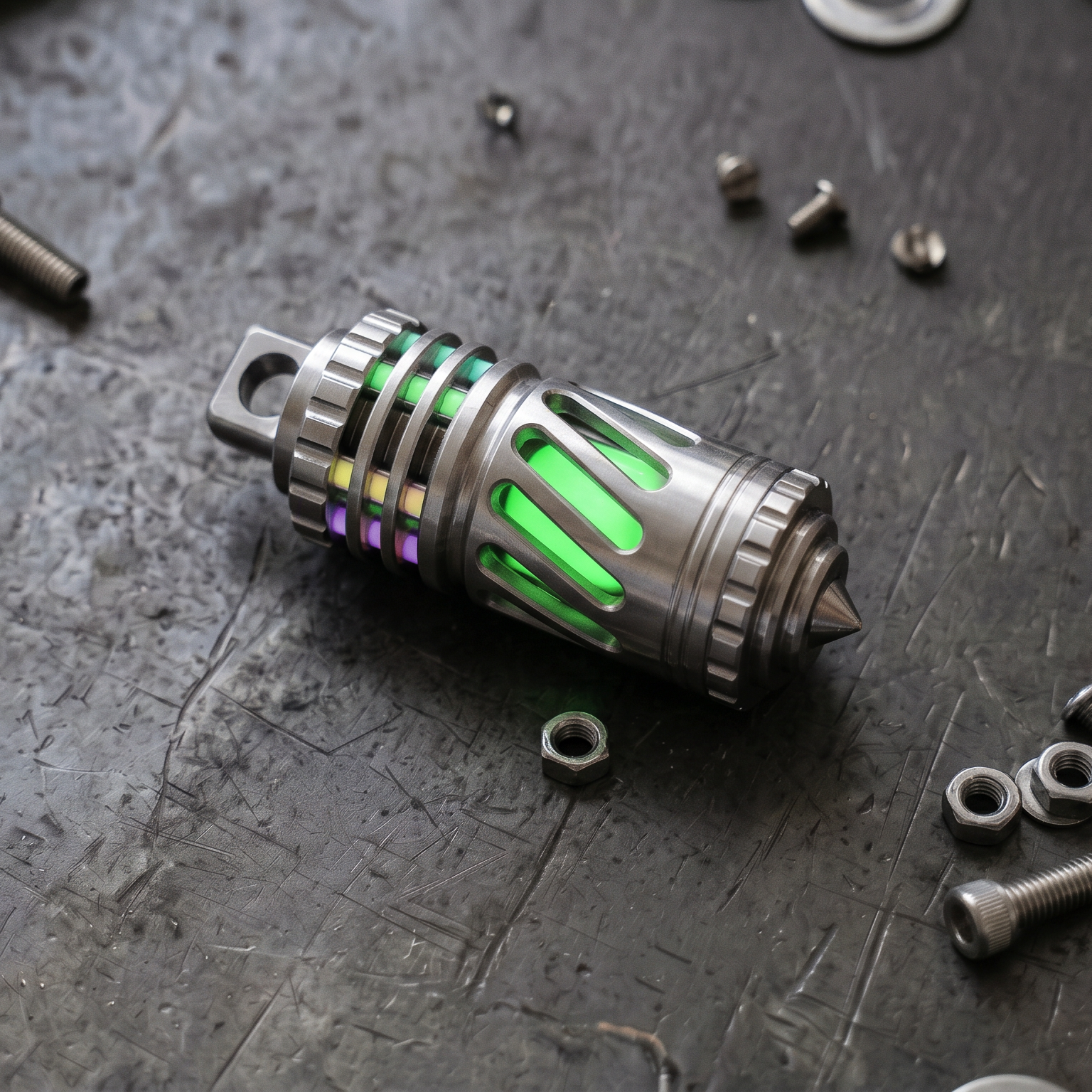 [PRE-ORDER] SpinTi: The Rotating Tritium Keychain— Glow That Never Fades