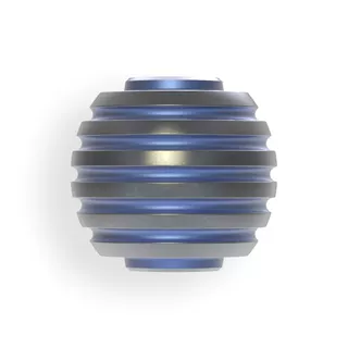 Titanium Rotating Beads EDC Cord Pendant Head Keyring Accessory