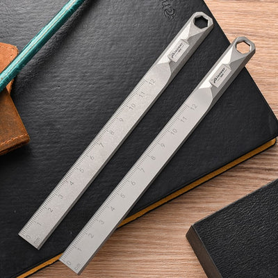 Titanium EDC Multi-Function Ruler