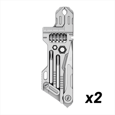 TI EDC WRENCH 2.0 —Titanium Multifunctional Pocket Gadget