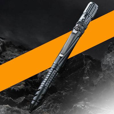 ApexSpark Tactical Pen: 4-in-1 USB Arc Lighter with Tungsten Glass Breaker
