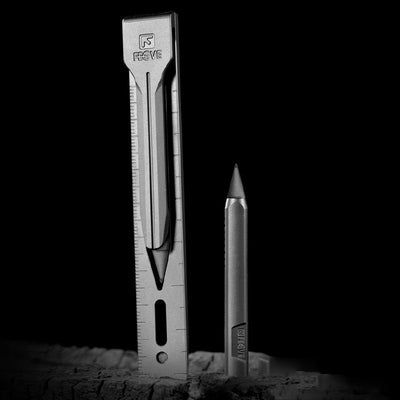 E325 Titanium Magnetic Multi-Tool Ruler with Pencil