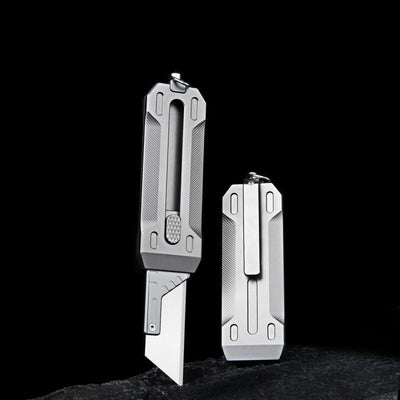 Precision Titanium EDC Utility Knife - Multi-Function Tactical Box & Wire Cutter