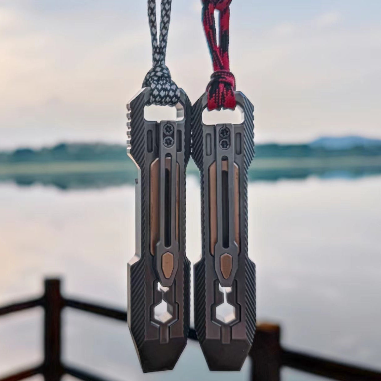 Titanium Multi Tool Pry Bar Crowbar EDC Tool Outdoor Travel Adventure Tool