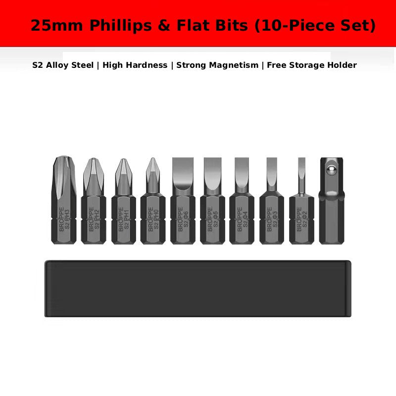 1/4In Screwdriver Bit Set