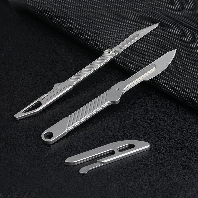 Lightweight Titanium Pocket EDC Cutting Tool